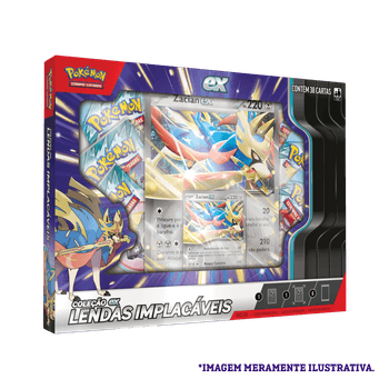 Pokemon TCG Slashing Legends ex Box - Zacian_PTBR